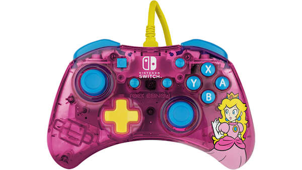 Rock Candy Wired Controller: Peach™ - Nintendo Official Site